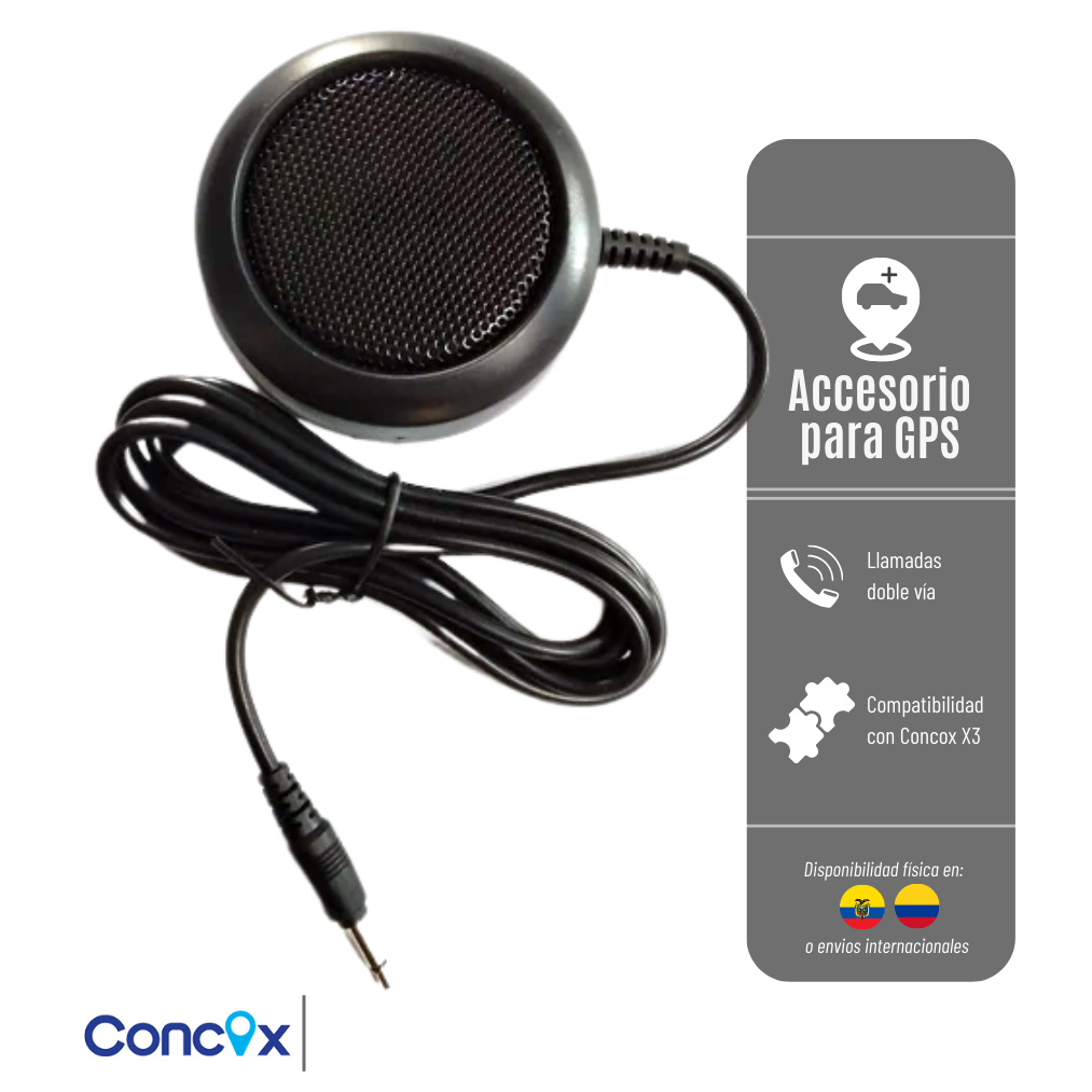 PARLANTE PARA CONCOX X3, ACCESORIO PARA GPS PARLANTE-X3