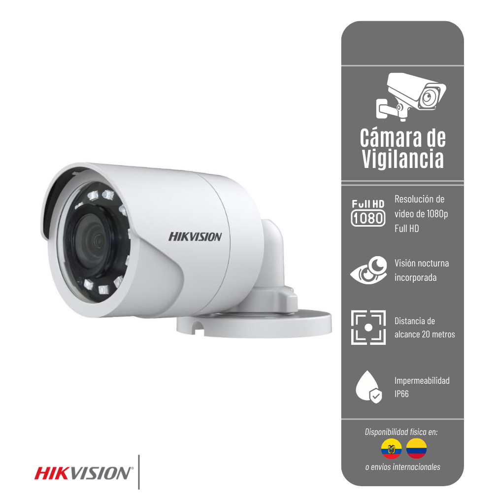 CÁMARA TUBO PLÁSTICA 1080P 4 EN 1 CAM-TUBO-1080-PLAS