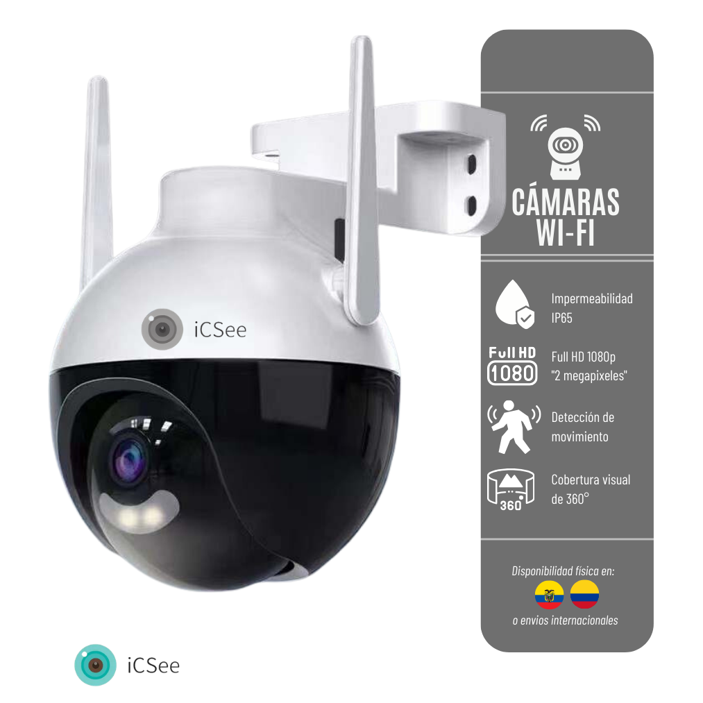 CAMARA PTZ ESFERICA WIFI 4MP PTZ-4MP