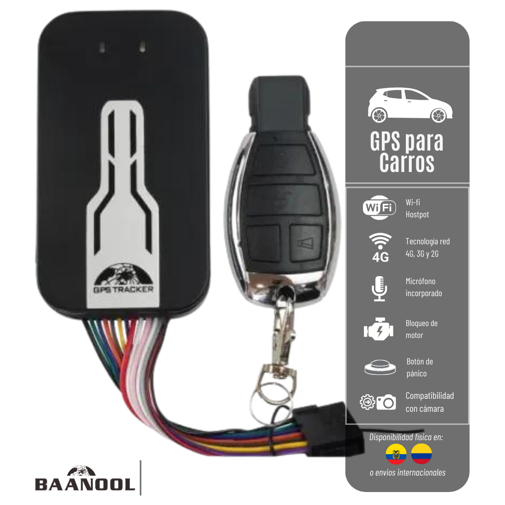 GPS 405D COBAN, LOCALIZADOR GPS PARA VEHÍCULO LIVIANO RED 2G, 3G, Y 4G