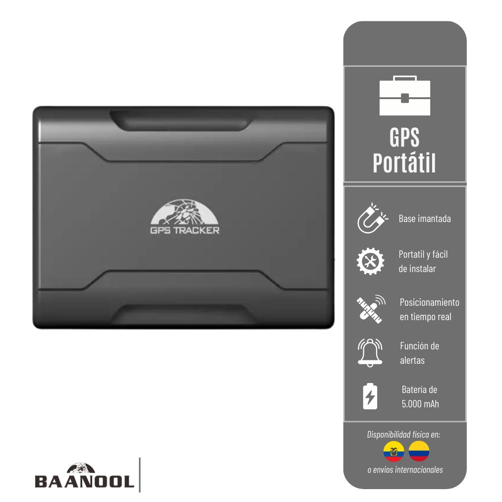 GPS 109 COBAN PORTÁTIL RED 2G, BATERÍA DE 5,000 MAH
