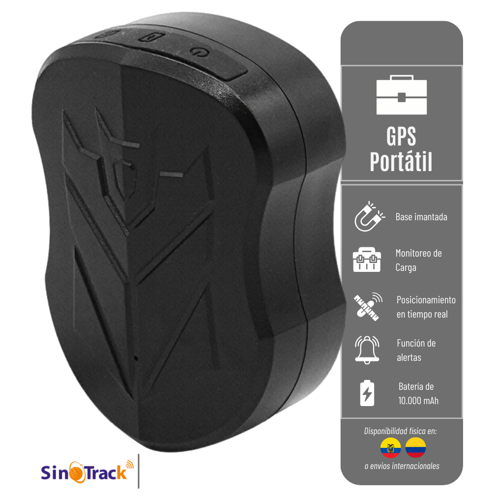 GPS ST915 PORTÁTIL SINOTRACK RED 2G, batería de 10.000 Ma