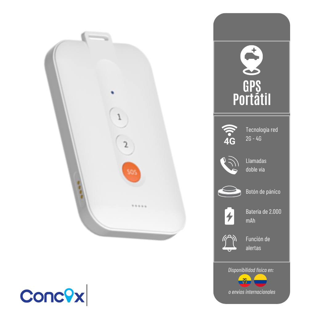 GPS PL200 CONCOX RASTREADOR PORTATIL INTELIGENTE RED 4G 
