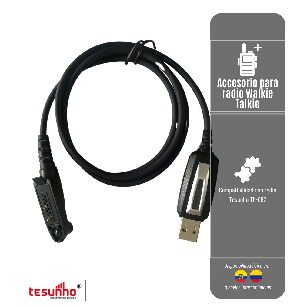 CABLE DE PROGRAMACIÓN PARA CABLE-TH-682