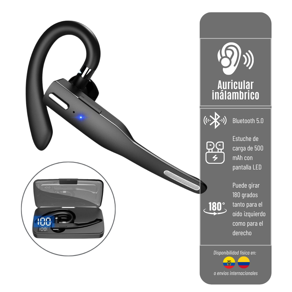 LIQUIDACIÓN* Auriculares YYK520 inalambricos con bluetooth, entrada de carga tipo C AURICULAR-YYK520