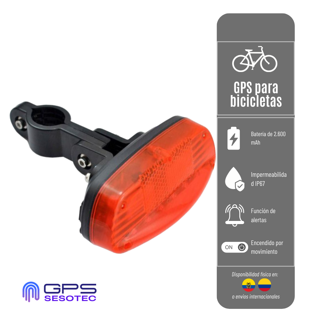 LIQUIDACIÓN* GPS T16 RASTREADOR PARA BICICLETAS RED 2G
