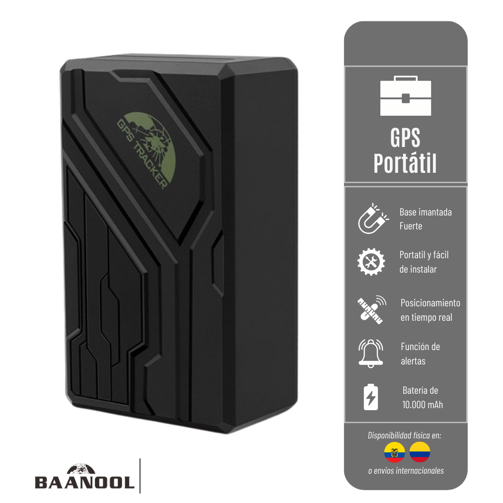 GPS 108B COBAN PORTÁTIL O HÍBRIDO RED 2G, batería de 10.000 Ma