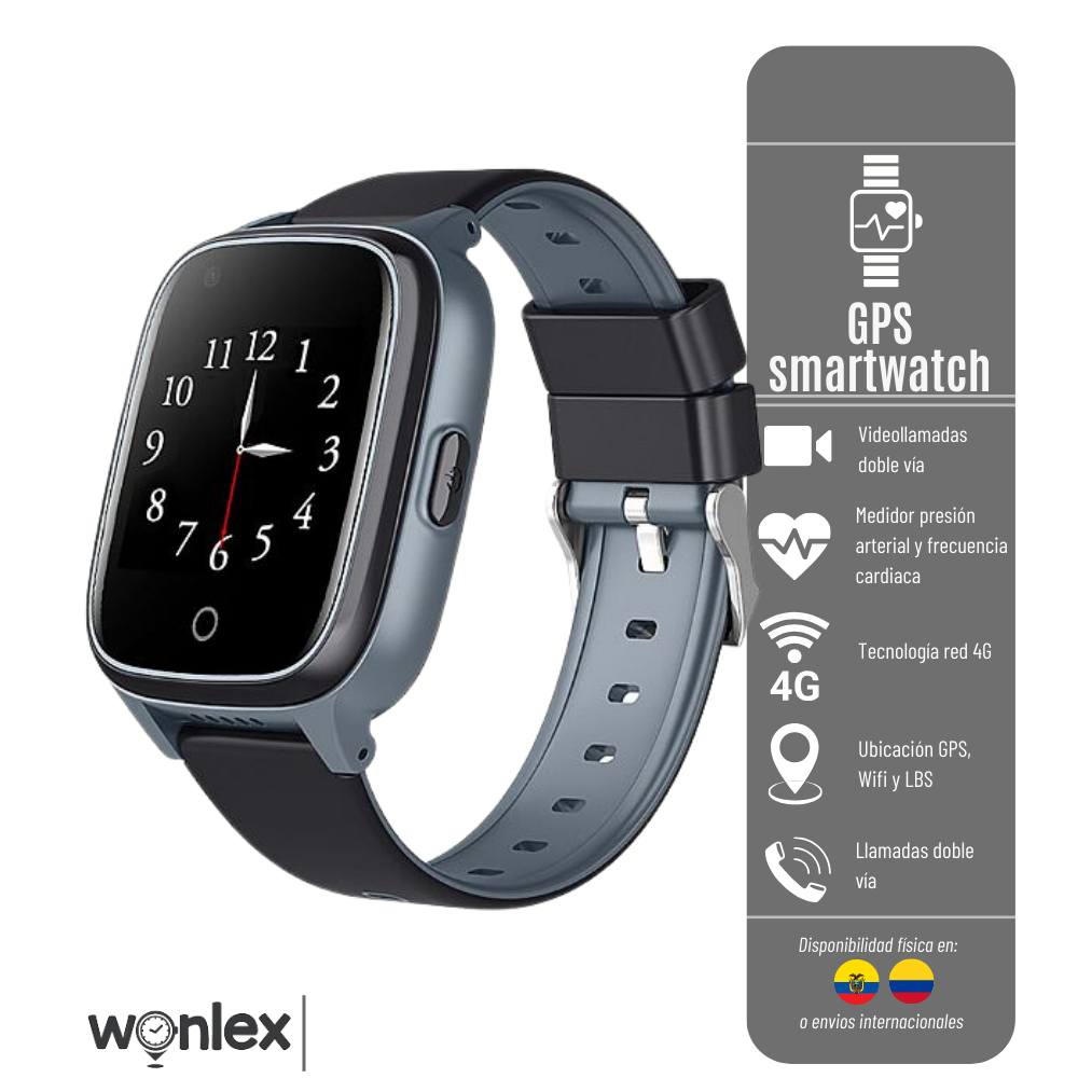 RELOJ CON GPS KT17S WONLEX CON GPS PARA NIÑOS - RED 4G